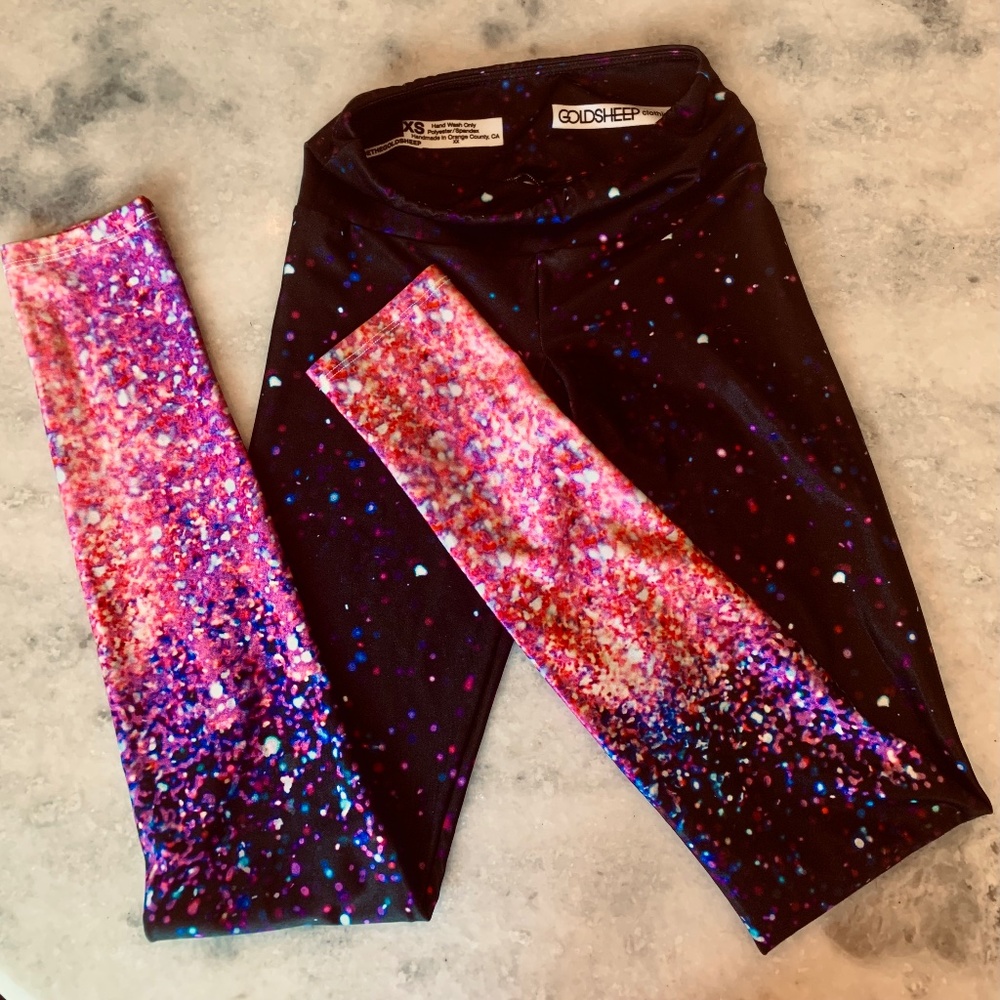Goldsheep gradient workout pants